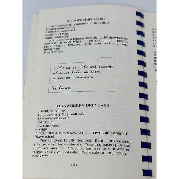 Castlewoods Baptist Church Recipes For Success Cookbook Mississippi Vintage - Picture 8 of 10